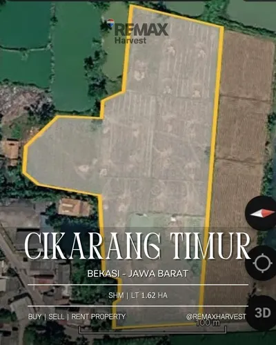 Tanah Strategis Cikarang Timur Bekasi