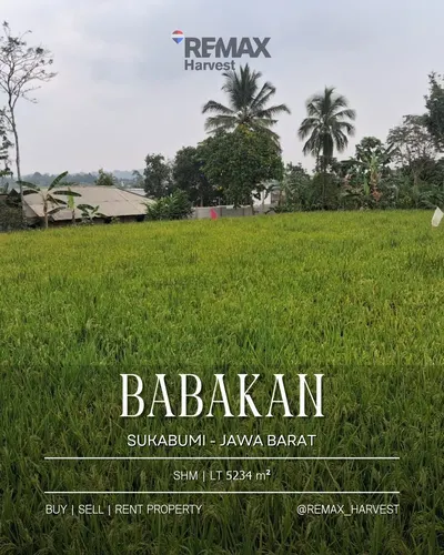 Tanah Sawah Babakan Sukabumi